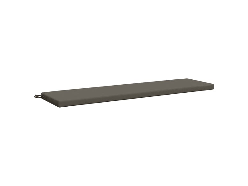  Lot de 2 coussins de banc, coussins d'assise soest 100 % polyester gris cf57232  - Conforama D