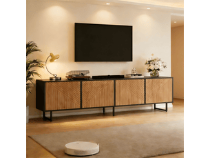 Meuble tv coloris naturel 180 cm <strong>HAUSS SPOLE</strong>  <strong></strong>
