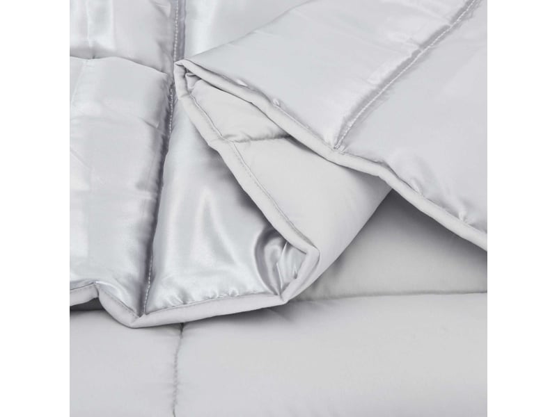  Duvet d'hiver - couette 220 x 260 cm 450 gm² argenté  - Conforama E