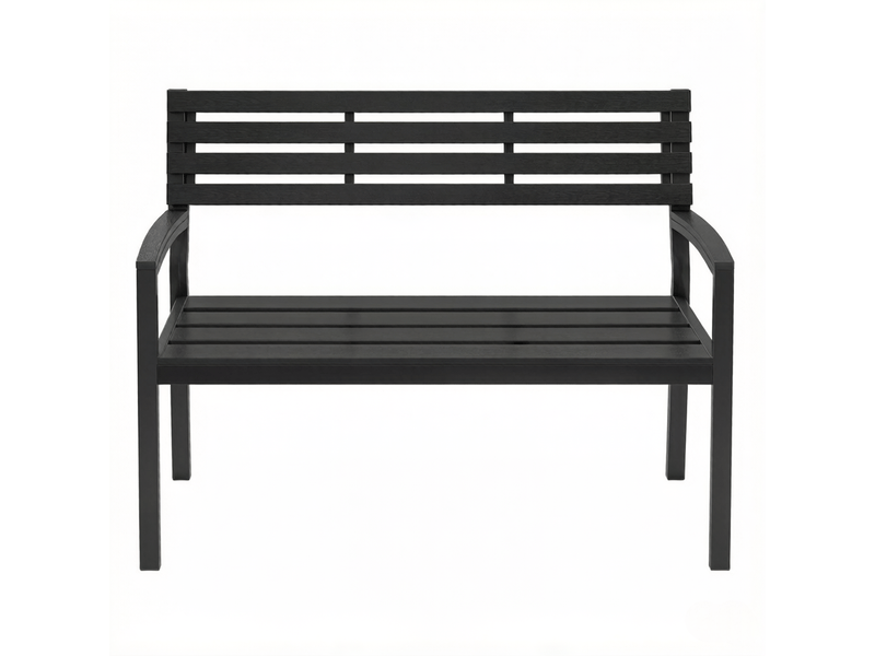 Banc de jardin, avec dossier, banc d’extérieur, banc de parc - Conforama A