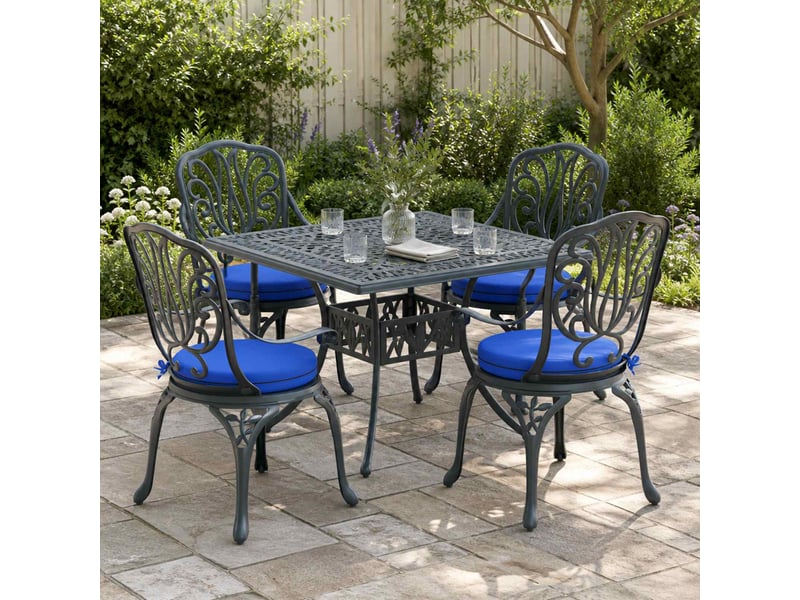 Lot de 4 coussins de siège, coussins d'assise soest 100 % polyester cf60149 - Conforama B