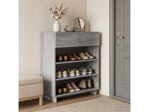 Meuble à chaussures 3 paire(s)  <strong></strong>  <strong></strong> coloris gris