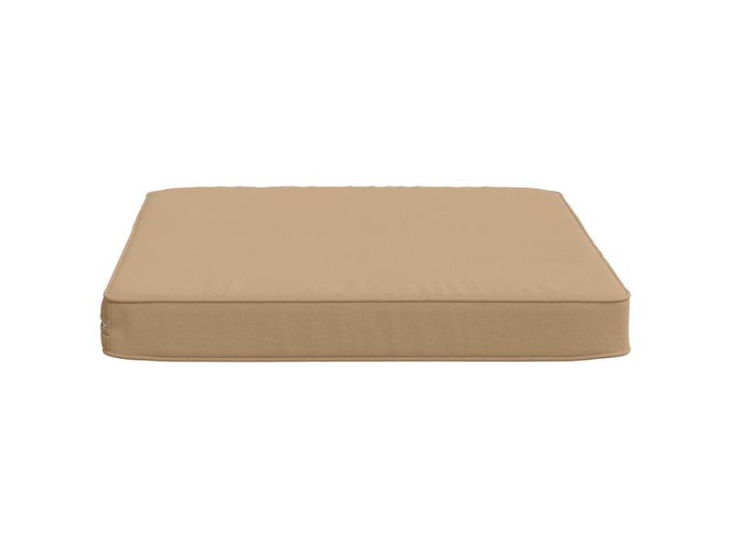 Lot de 4 coussins de siège, coussins d'assise vught 100 % polyester sable cf60738 - Conforama D