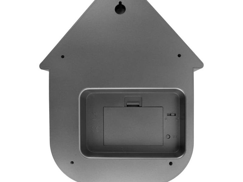  Horloge murale moderne cuckoo gris foncé métallique  - Conforama C