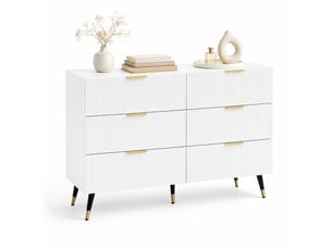 Commode 6 tiroir(s)    ULQENI  coloris bicolore largeur 120 cm