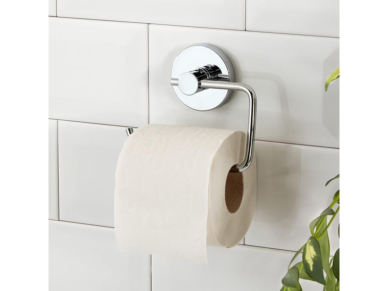  Support papier toilette mural – dérouleur wc sans perçage  - Conforama C