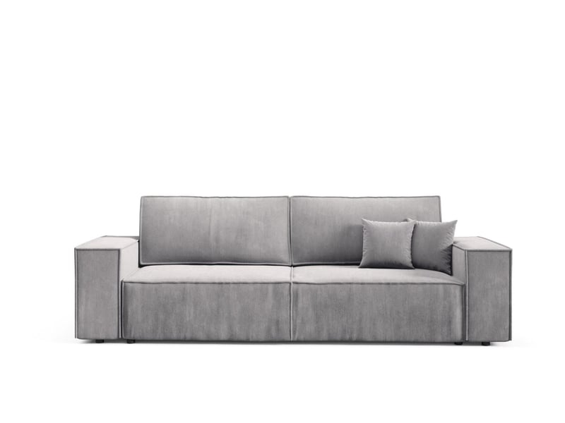  Canapé convertible mille mini gris  - Conforama C