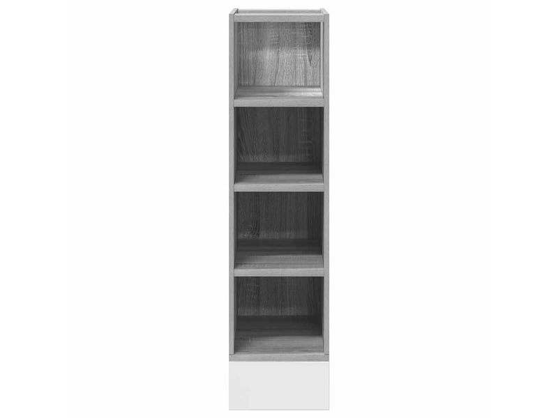 Meuble de rangement, meuble bas de cuisine gris sonoma 20x44,5x81,5 cm bois d'ingénierie - Conforama D