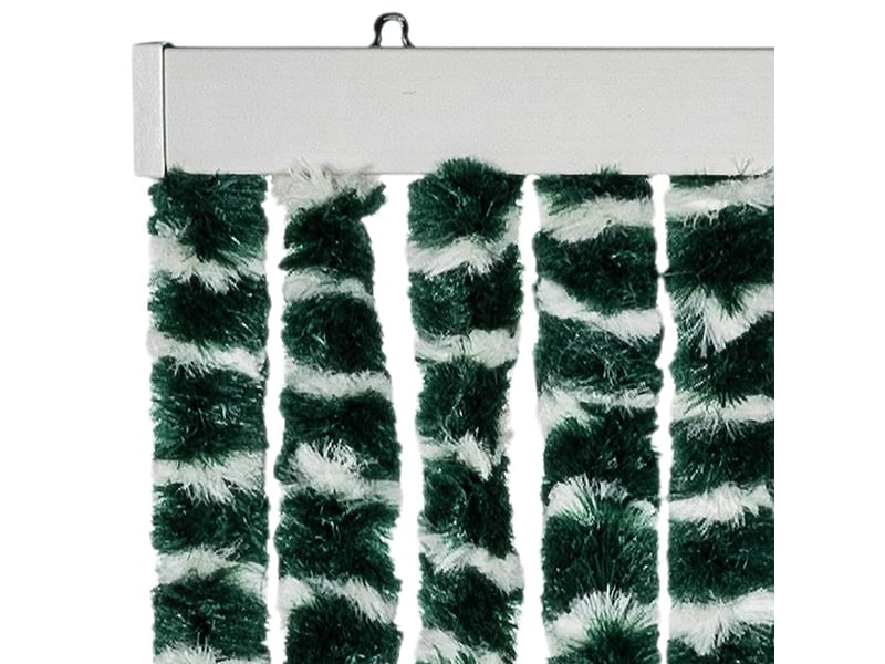  Rideau anti-mouches, moustiquaire vert et blanc 90x200 cm chenille cf43588  - Conforama D