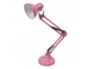 Lampe de bureau fabrilamp rutilo rose 1 x e27 articulée 57x39x15 cm