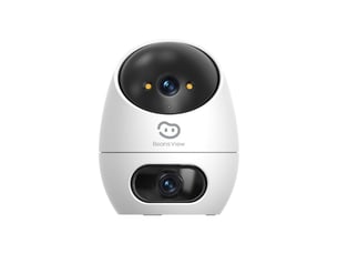 Camera wifi interieur d220 dual 2k double optique 3mp + 3mp rotation 360