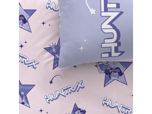 Parure de lit imprimée 100% coton, kpop demon hunters slaypop 140x200+63x63cm