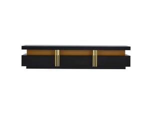 Meuble tv coloris noir 200 cm   