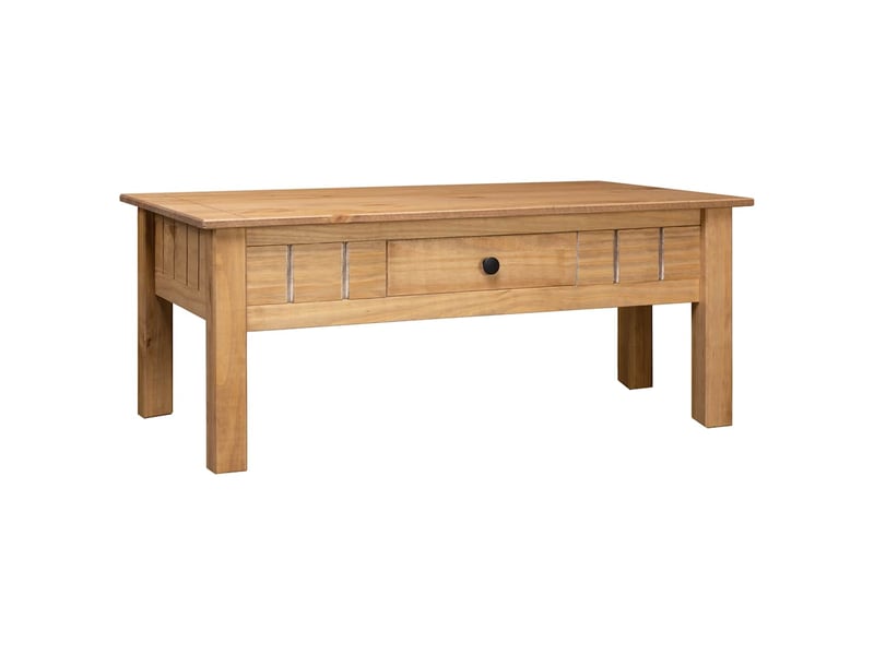  Table basse rectangulaire | table de salon 100x60x43,5 cm pin massif assortiment panama  - Conforama A