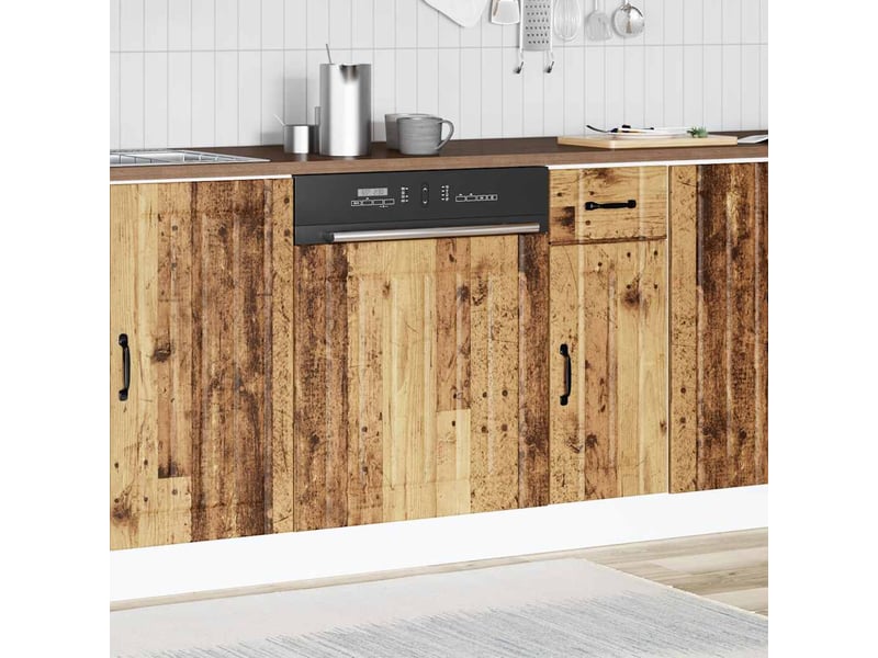  Panneau de lave-vaisselle vieux bois bois d'ingénierie shl9627  - Conforama C