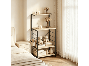 Support micro-ondes multifonction, étagère de rangement et porte-plantes pratique pour cuisine
