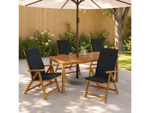 Lot de 6 coussins de chaise à dossier haut gemert cf59372