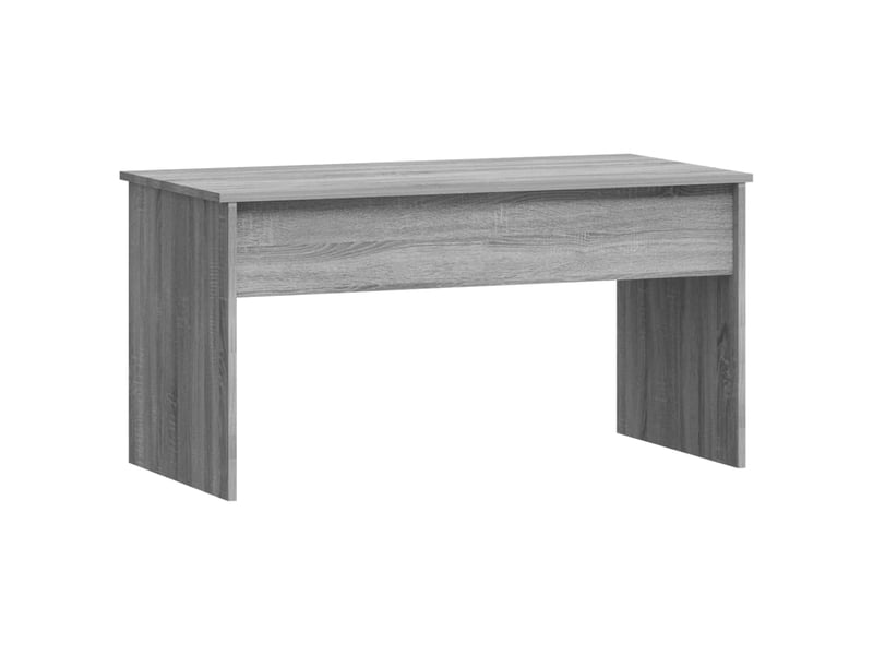  Table basse rectangulaire | table de salon sonoma gris 102x50,5x52,5 cm bois d'ingénierie  - Conforama C