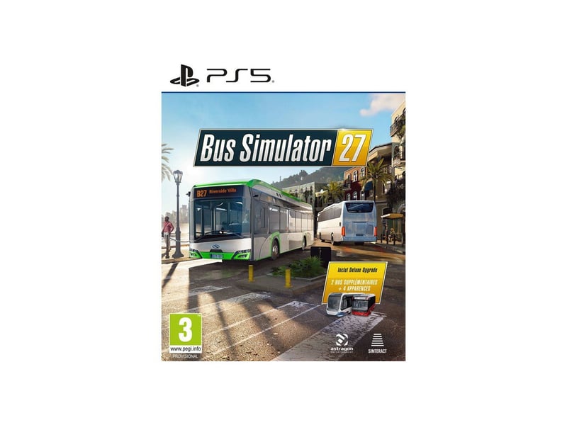  Jeu bus simulator 27 ps5 simulation et management 4 joueurs co-op AADAE18493 - Conforama A