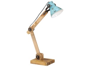 Lampe de bureau 25 w bleu délavé 23x18x96 cm e27
