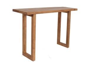 Console d'entrée en bois d'acacia marron 120x40x80h cm