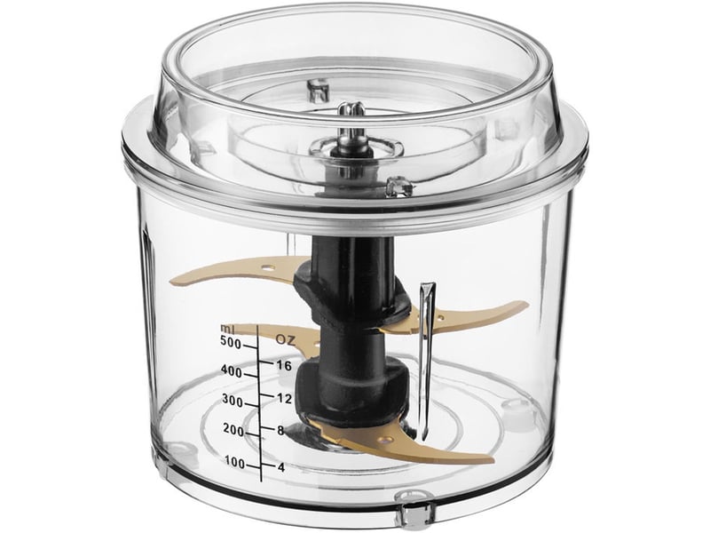  Hachoir electrique 400 w 1 l 4 lames titane dorees et fouet 41022863 - Conforama D
