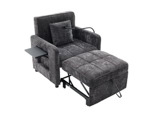 Fauteuil convertible <strong>HAUSS SPOLE</strong> <strong></strong> Tissu gris vendu A l'unité