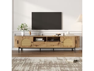Meuble tv coloris bois clair  <strong></strong>  <strong></strong>