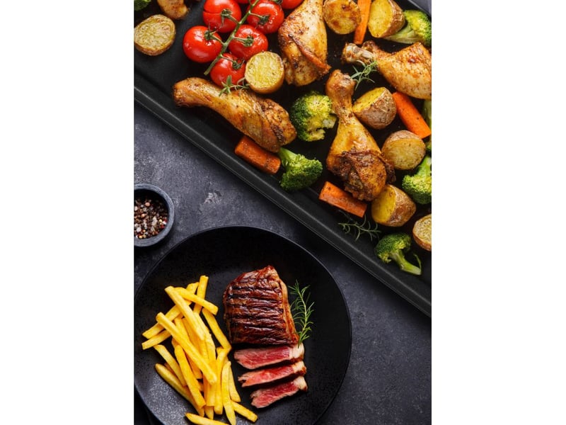  Plancha électrique 100 cm xxl 1800w noir fagor fgp100  - Conforama E
