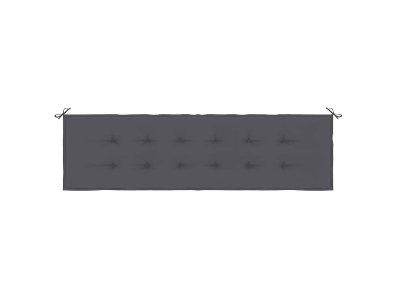  Coussin de banc de jardin, coussin d'assise anthracite 180x50x3 cm tissu oxford cf52640  - Conforama D