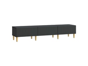 Meuble tv coloris noir 147 cm <strong></strong>  <strong></strong>