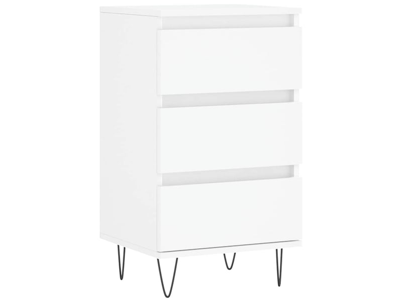  Buffet - bahut - meuble de rangement blanc 40x35x70 cm bois d’ingénierie  - Conforama A
