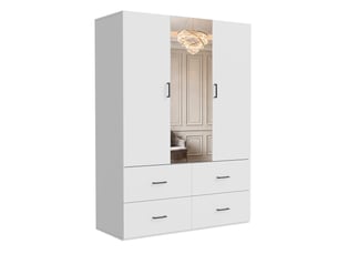 Armoire coloris blanc largeur 181.5 cm
