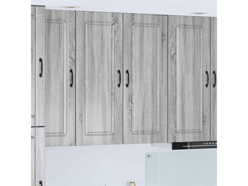 Meuble mural de cuisine | armoire de cuisine gris sonoma 80x31x100cm shl6881 - Conforama B