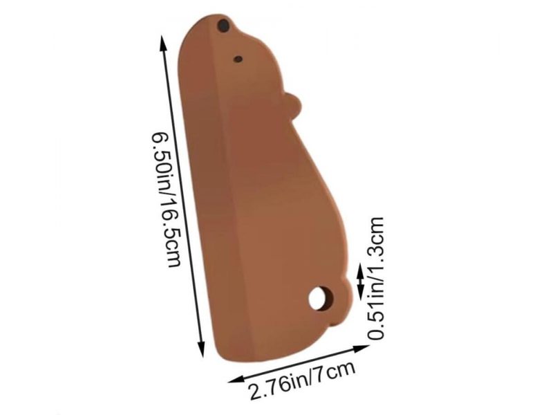  Grattoir de comptoir en silicone, grattoir flexible pour cuvette, grattoir à pour le nettoyage des vitres de salle de bain, pour cuisine  - Conforama C