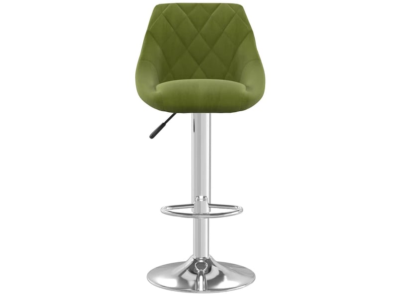  Lot de 2 tabouret de bar, chaise de bar vert clair velours shl72506  - Conforama D