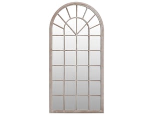 Miroir rectangulaire à fixer coloris beige <strong></strong>  <strong></strong> - 90 cm x 45 cm