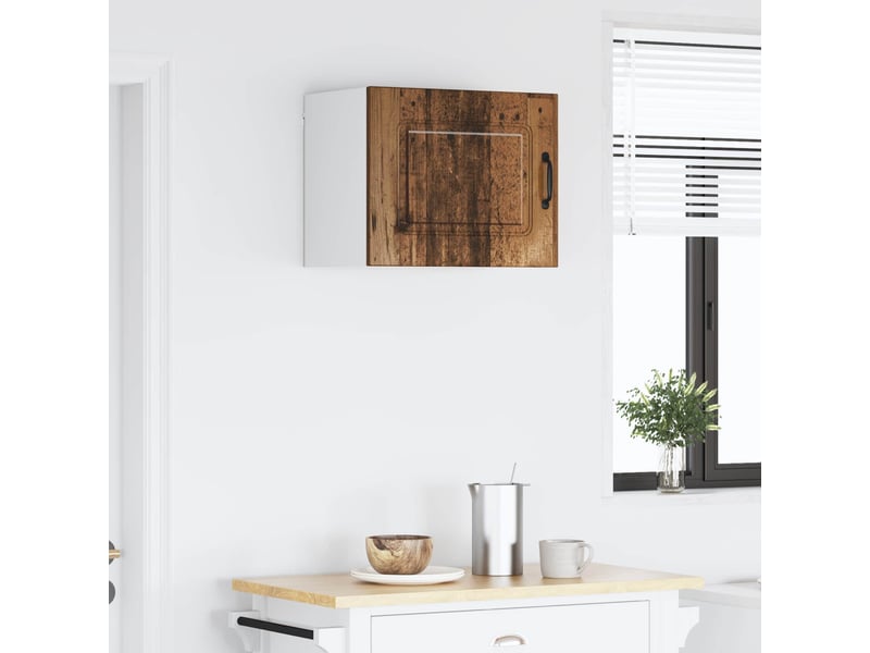  Meuble mural de cuisine | armoire de cuisine bois ancien 50x31x40cm  - Conforama D
