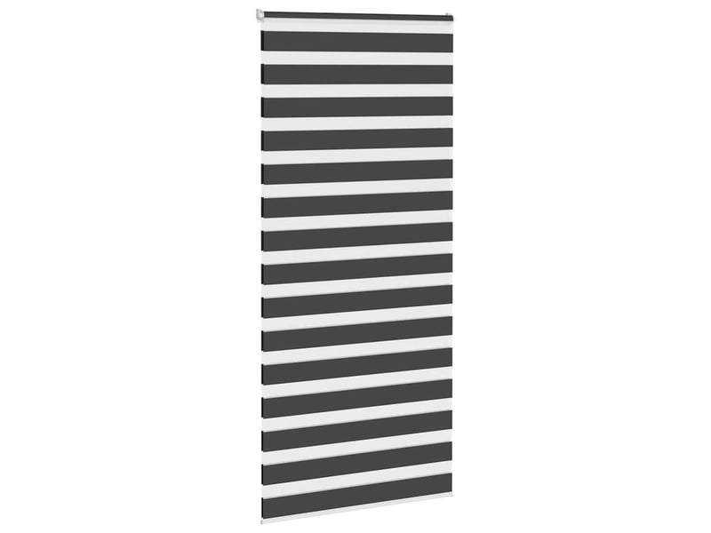  Store zèbre, store de fenêtre noir 115x200 cm largeur du tissu 110,9 cm polyester cf48864  - Conforama C