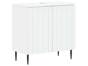 Meuble sous lavabo de salle de bain zwolle blanc cf64940