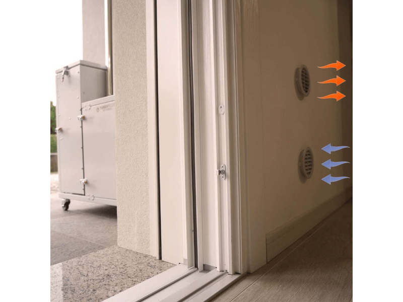  Poêle à granulés extérieur - turbopellet air 12 kw - blanc  - Conforama E