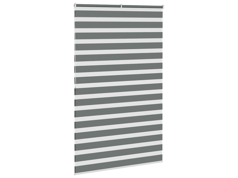 Store zèbre, store de fenêtre gris foncé largeur du tissu 135,9 cm polyester cf48567 - Conforama D