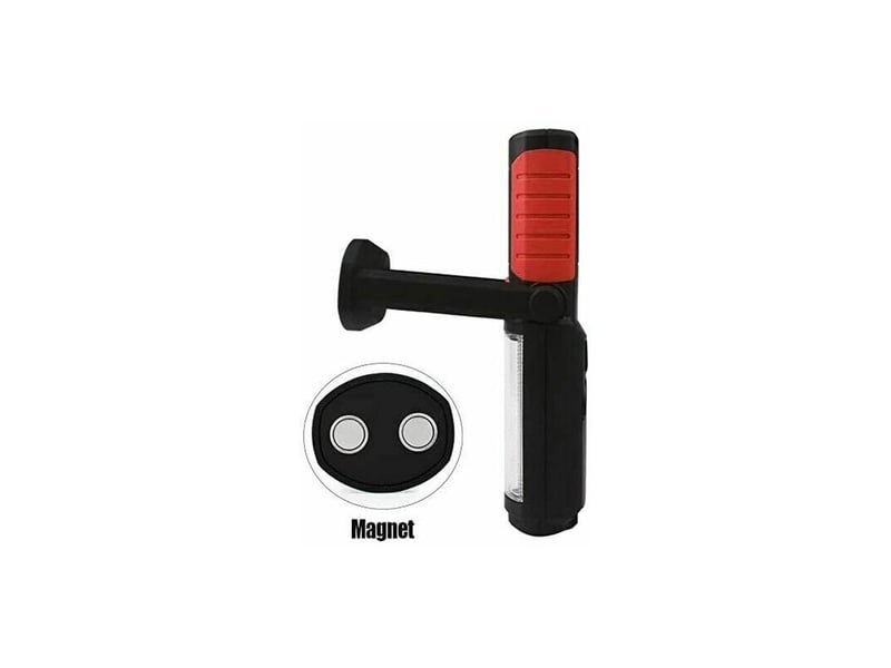  Lampe torche led rechargeable mains-libres[nouvelle version 2018] 3w baladeuse ¨¤ led cob 2 en 1 lampe de poche pour campingrandon¨¦eautogarageate  - Conforama E