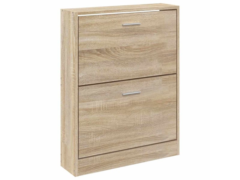  Meuble à chaussures, armoire à chaussures chêne 59x17x81 cm bois d'ingénierie  - Conforama D