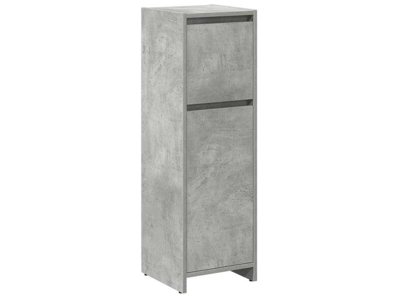 Ensemble de meubles de salle de bain 3 pcs gris béton cf63783 - Conforama D