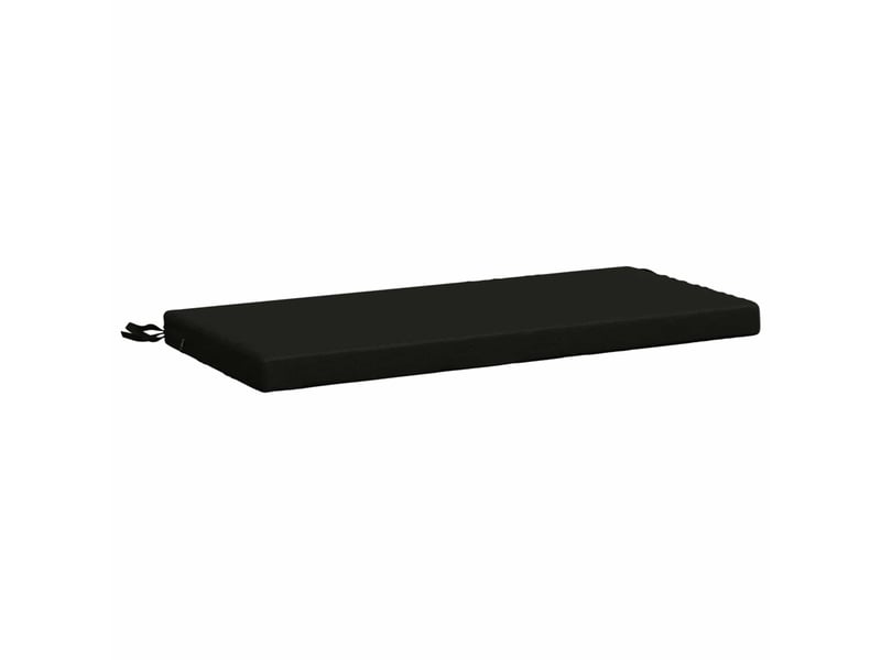  Coussin de banc, coussin d'assise, coussin de canapé soest 100 % polyester noir 80 x 40 x 5 cm cf53448  - Conforama A