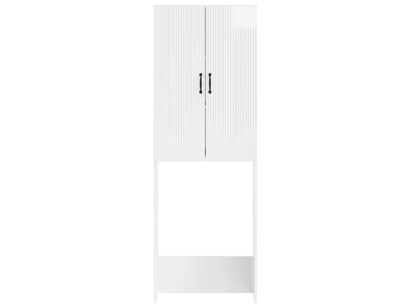 Armoire de toilette, meuble de toilette hoorn blanc brillant 66x25.5x190 cm - Conforama E
