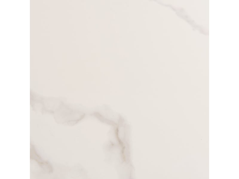  Icare - ensemble n°3: table bistrot 70x70cm en céramique marbré blanc  - Conforama E
