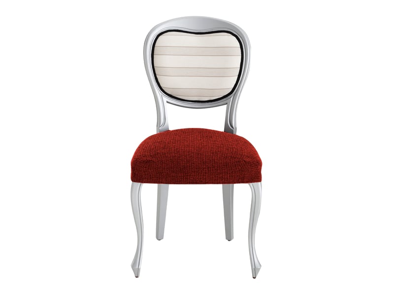 Lot de 2 housses de chaise dorian c9 sans dossier  - Conforama A