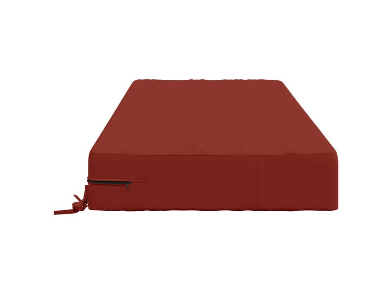  Coussin d'assise, coussin pour chaisecanapé soest 100 % polyester rouge 120 x 80 x 15 cm cf51482  - Conforama C